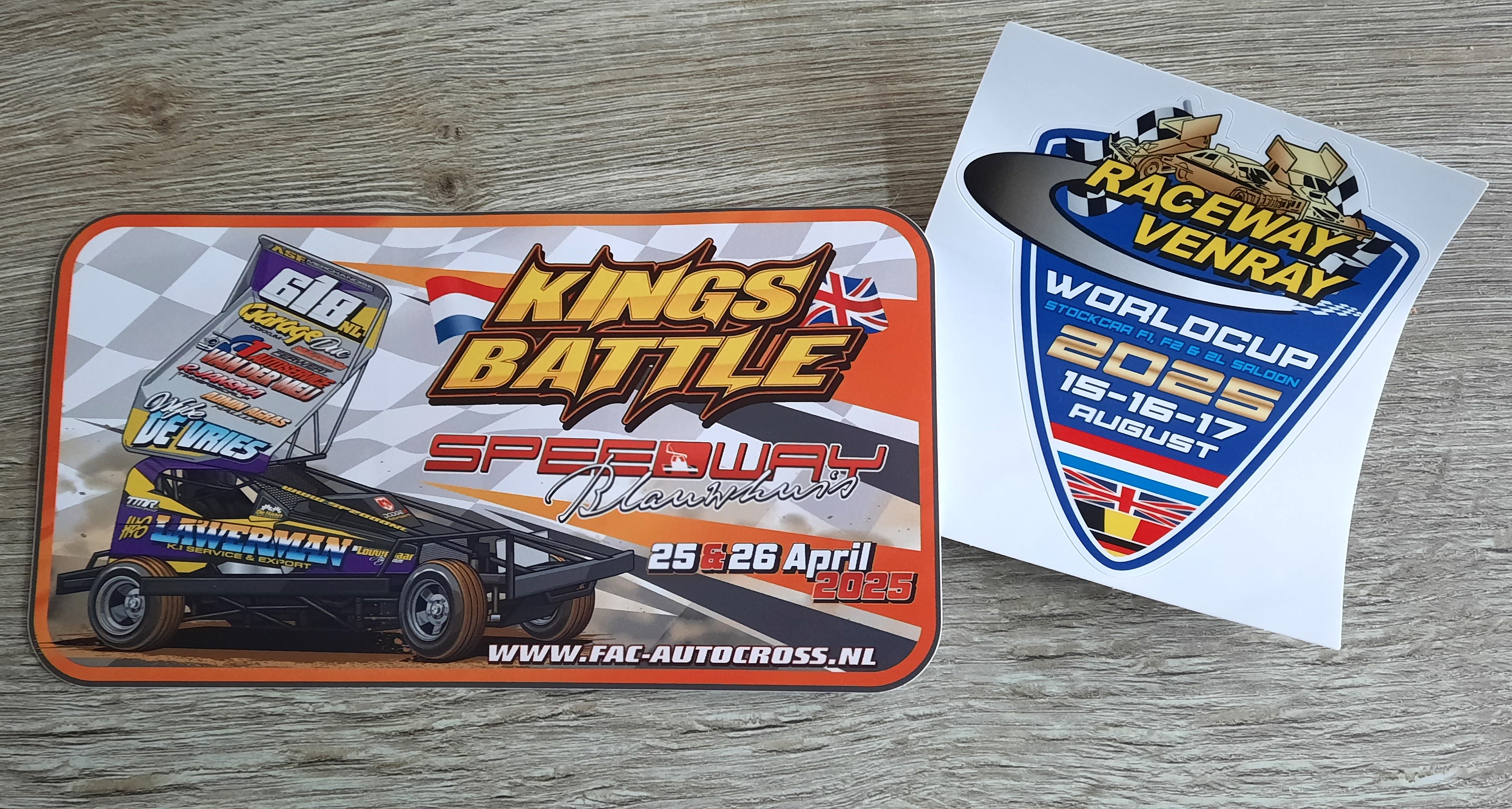 Stickers bij elke bestelling