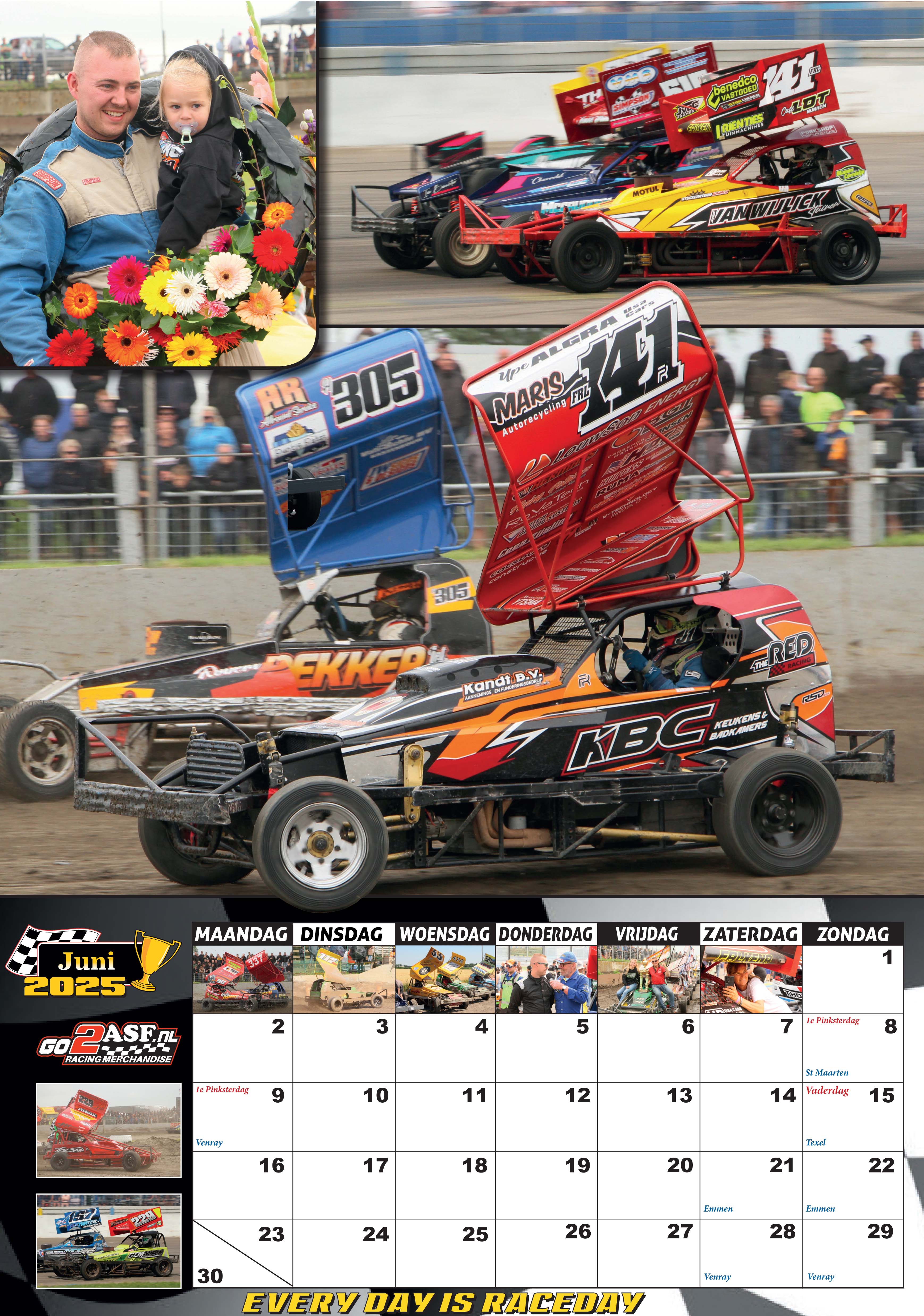 Kalender voorraad slenk snel