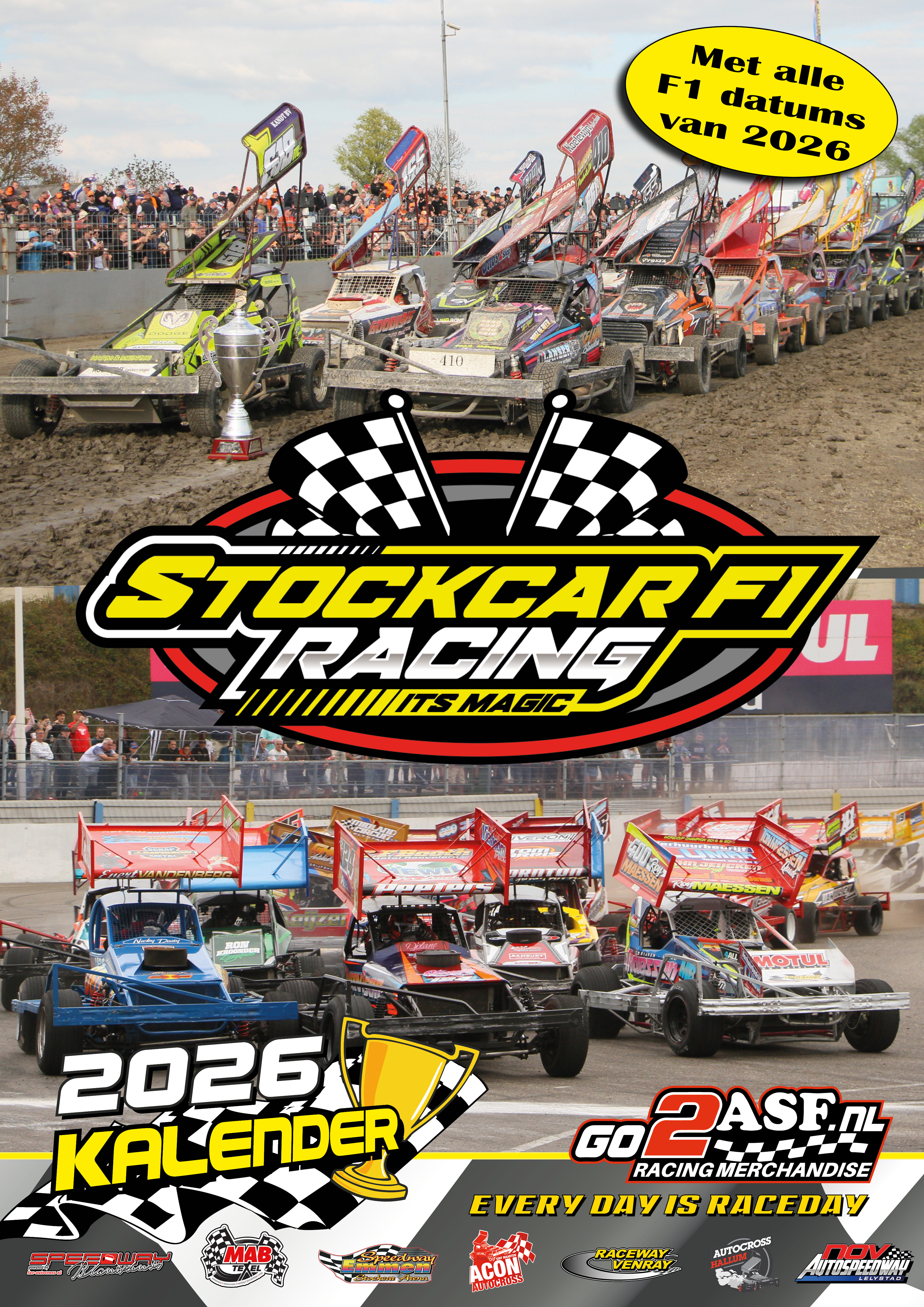 Hij is er weer de Stockcar F1 Kalender