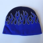 Muts flames blauw