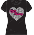 T shirt love racing XL