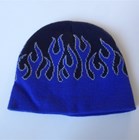 Muts flames blauw