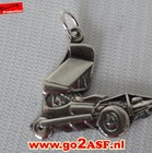 Zilveren Stockcar F1 dirt hanger